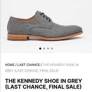 Taft Kennedy Shoes in Gray Size US 9